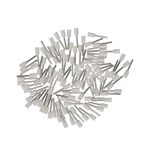 Aderendhülsen 0,50mm² weiß isoliert Hülse 10mm Gesamtlänge 16mm - Bild 8 von 13