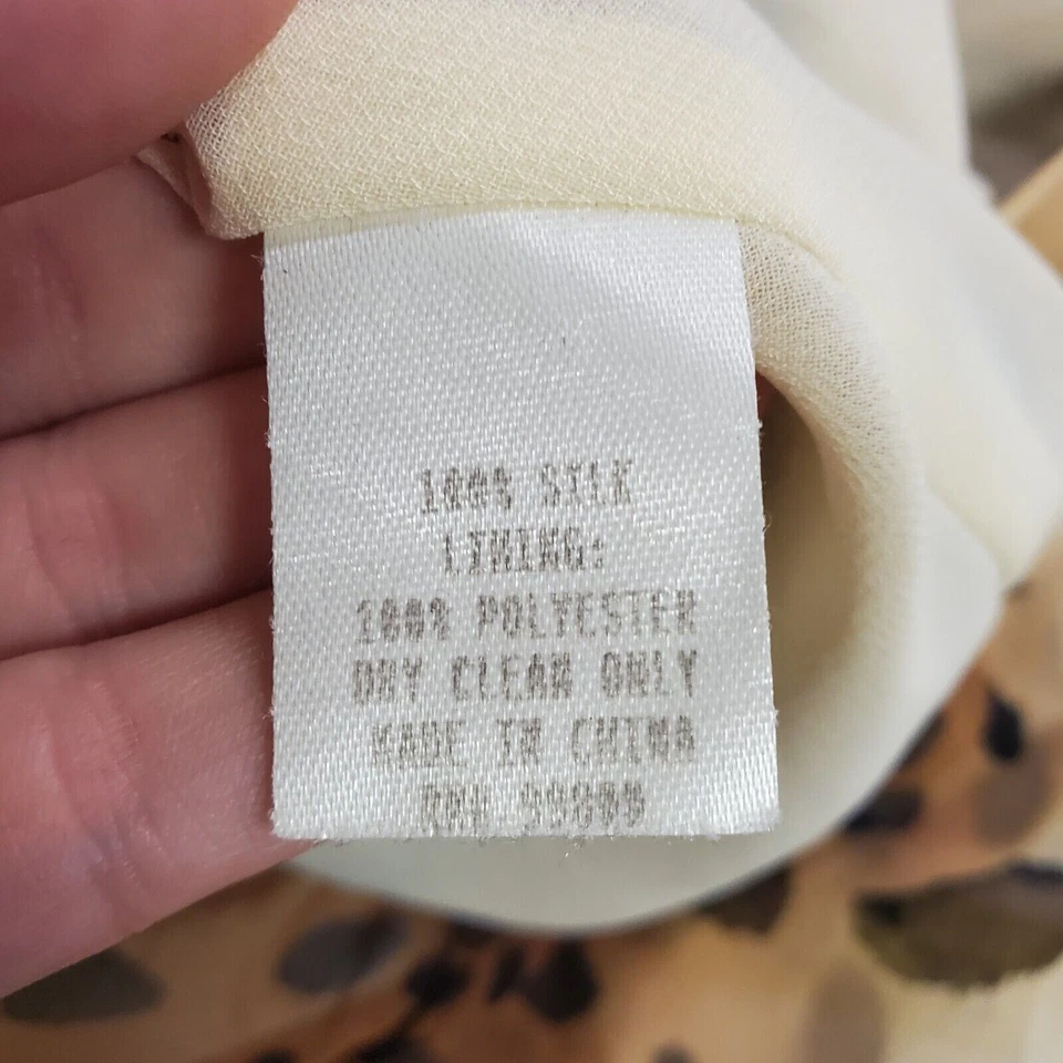 Falda sin cordones de seda con estampado de leopardo Bloomingdales para mujer talla 2 pequeña esposa de la mafia Foto 4 de 4