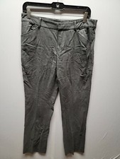 Ralph Lauren Career Dress Pants Slacks Gray Wool Blend Size 8