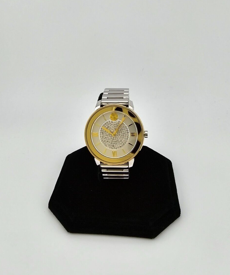 Movado Women's Bold White Diamond Dial Quartz Watch