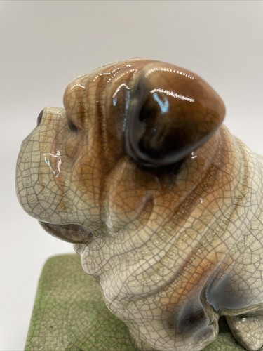 Vintage Japanese Takahashi Ceramic English Bulldog Hidden Compartment Figure - Picture 6 of 21