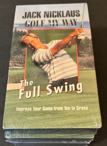 Jack Nicklaus: Golf My Way VHS 3er-Pack (VHS - 3 Bänder, 1991) - SELTEN OOP - versiegelt