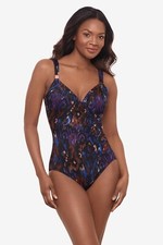 Miraclesuit Siren One Piece swimsuit in Tapiz US 8 6566317 NEW