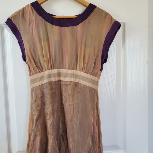 AUTHENTIC CHANEL RUNWAY LOOK 28-SILK A LINE DRESS IN MULTI COLOR-NEVER WORN-NWT - Picture 15 of 15