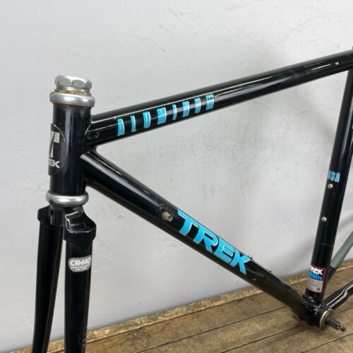 Vintage Trek 1100 Frame Set 51 cm 700c USA 130 mm Small Alloy Steel Fork 20" 90s - Picture 10 of 18