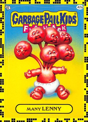 GARBAGE PAIL KIDS 2011 FLASHBACK SERIES 2 PICK-A-CARD YELLOW BASE STICKERS TOPPS - Picture 166 of 321