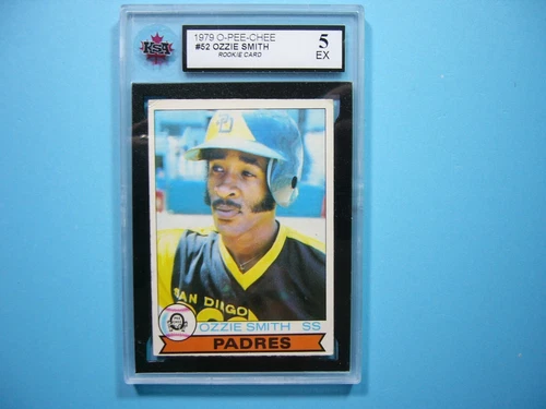 1979 O-PEE-CHEE MLB BASEBALL CARD #52 OZZIE SMITH ROOKIE RC KSA 5 EX OPC GL