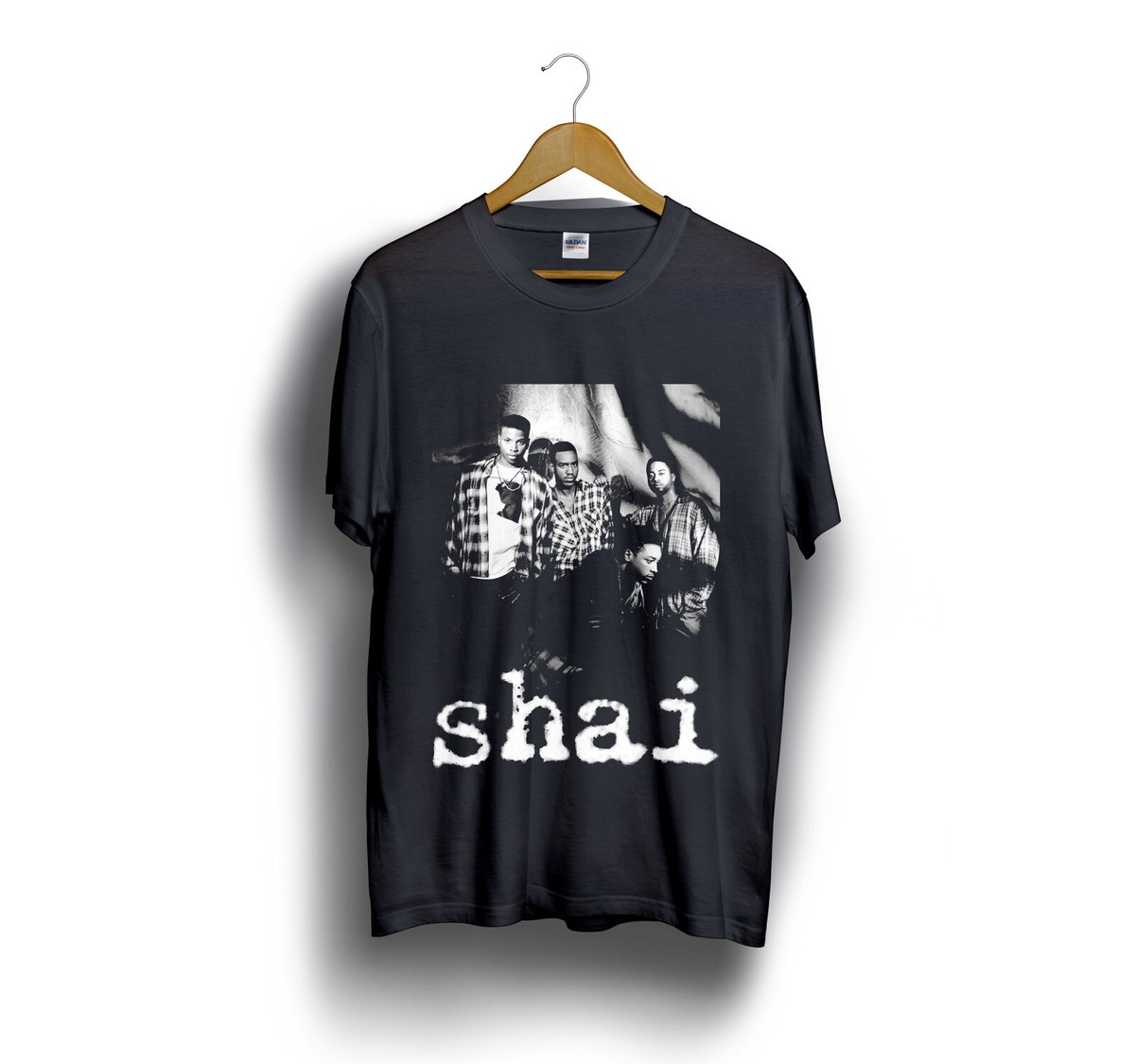 ミュージシャン SHADE Vintage TEE Navy L size DMX Graphic Double Sided T-Shirt Rap Hip-Hop Baby Girl Size