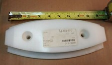 Delrin 1-1/4" Thick Machinable White Shoe wear Return 9" Long - Fast Shipping