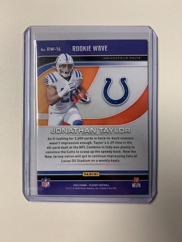 Jonathan Taylor 2020 Playoff Rookie Wave #RW-16 - Foto 2 di 2