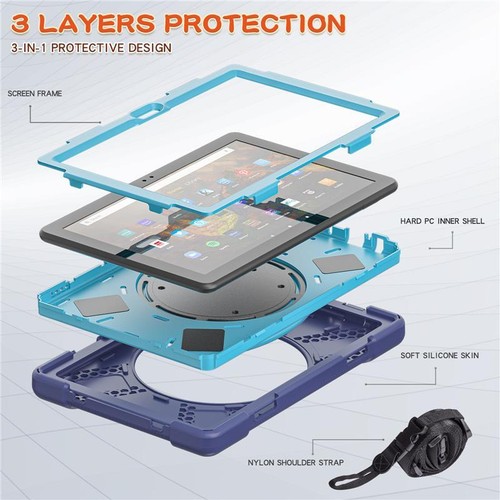 Kids Handle Case For Amazon Fire HD 10 Plus 2021 10.1 / HD 8 12th Tablet Cover - Picture 19 of 33