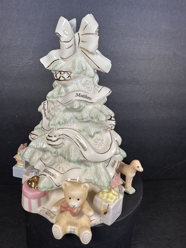 Lenox Holiday Traditions Christmas Tree Vintage Decor Porcelain Presents Santa - Picture 8 of 16