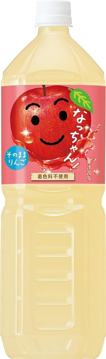 Apple - natchan Suntory Natchan! Delicious Apple Juice 1500ml (Pack of 5
