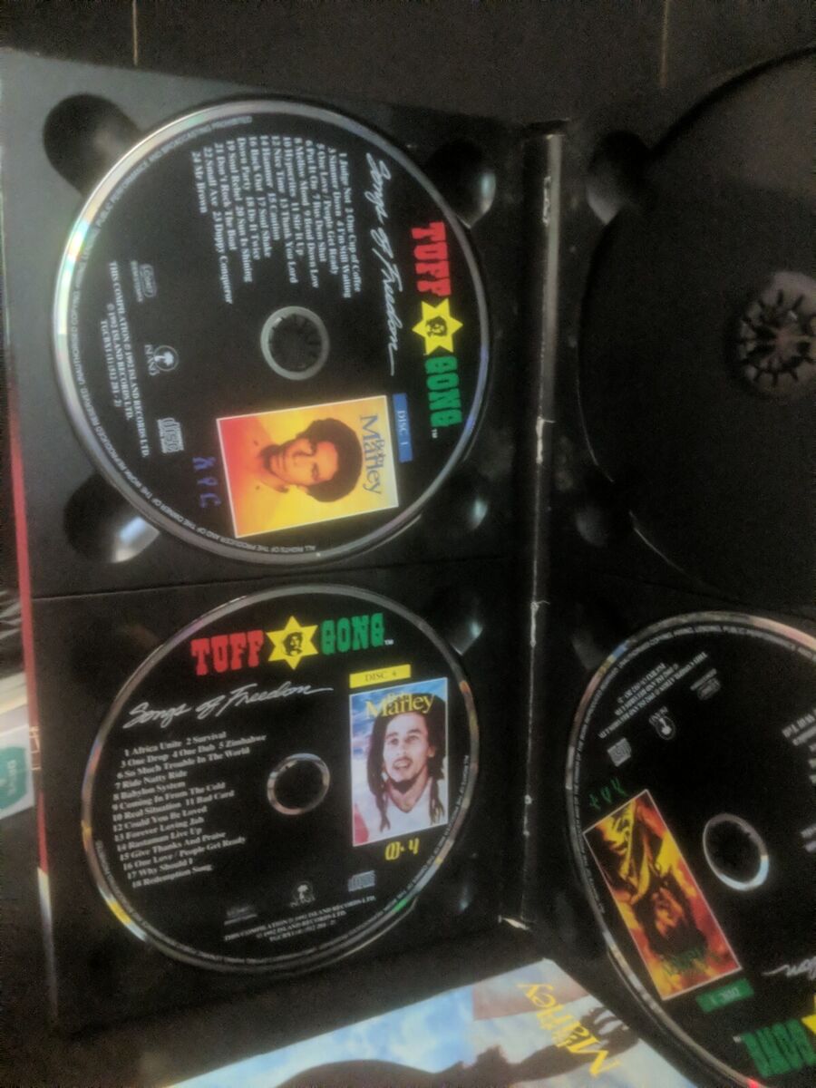 Bob Marley Songs Of Freedom Box Set 4 CD Lim. ed. with