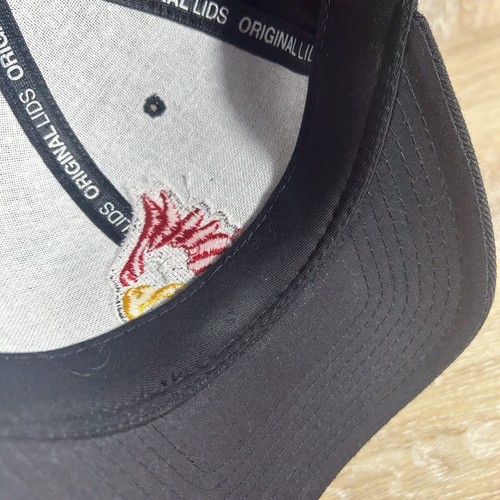 Louisville Cardinals Hat Cap Fitted 7 1/2 Black  Embroidered Zephyr Lids Korea - Picture 9 of 16