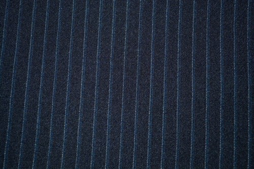 4195 $ Ermenegildo Zegna Trofeo Marine Streifen Wolle Seide Anzug 42 L 38 W Italien - Bild 4 von 12