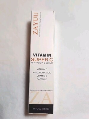 Super Vitamin C Face Serum for Mature Skin: All-In-One Hydrating Anti-Aging
