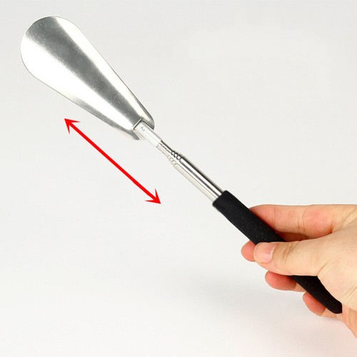 2pcs Telescopic Shoehorn Stainless Steel Long Handle Professional Shoe Lifter - Picture 10 of 12