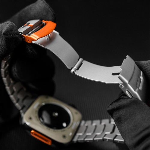 Metal Band+Case For Apple Watch 9 8 7 6 5 4 44/45mm iWatch Strap Change To Ultra - 第 7/19 張圖片