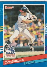 FREE SHIPPING-MINT-1991 Donruss Dan Pasqua #103 WHITE SOX PLUS BONUS CARDS