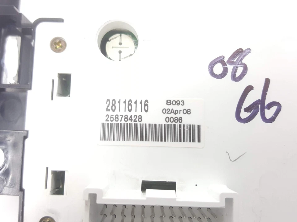 Pontiac G6 2005-2010 OEM climatizador aire acondicionado descongelación unidad HVAC 28116116 28039185 Foto 4 de 4