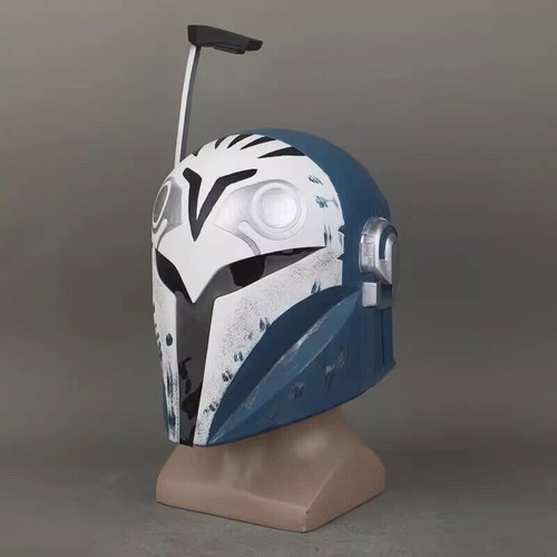 Movie Star Wars Mandalorian Bo-Katan PVC Helmet Wearable Mask Cosplay Prop Gift - Picture 5 of 13
