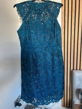 Next Green Embroidered Evening Dress 16