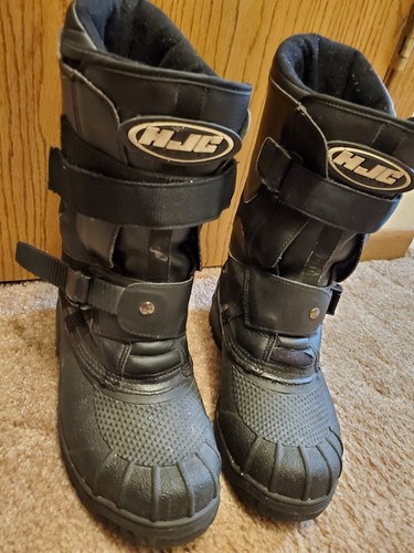Botas de invierno HJC Racing negras para moto de nieve para hombre talla 6 - Imagen 2 de 11