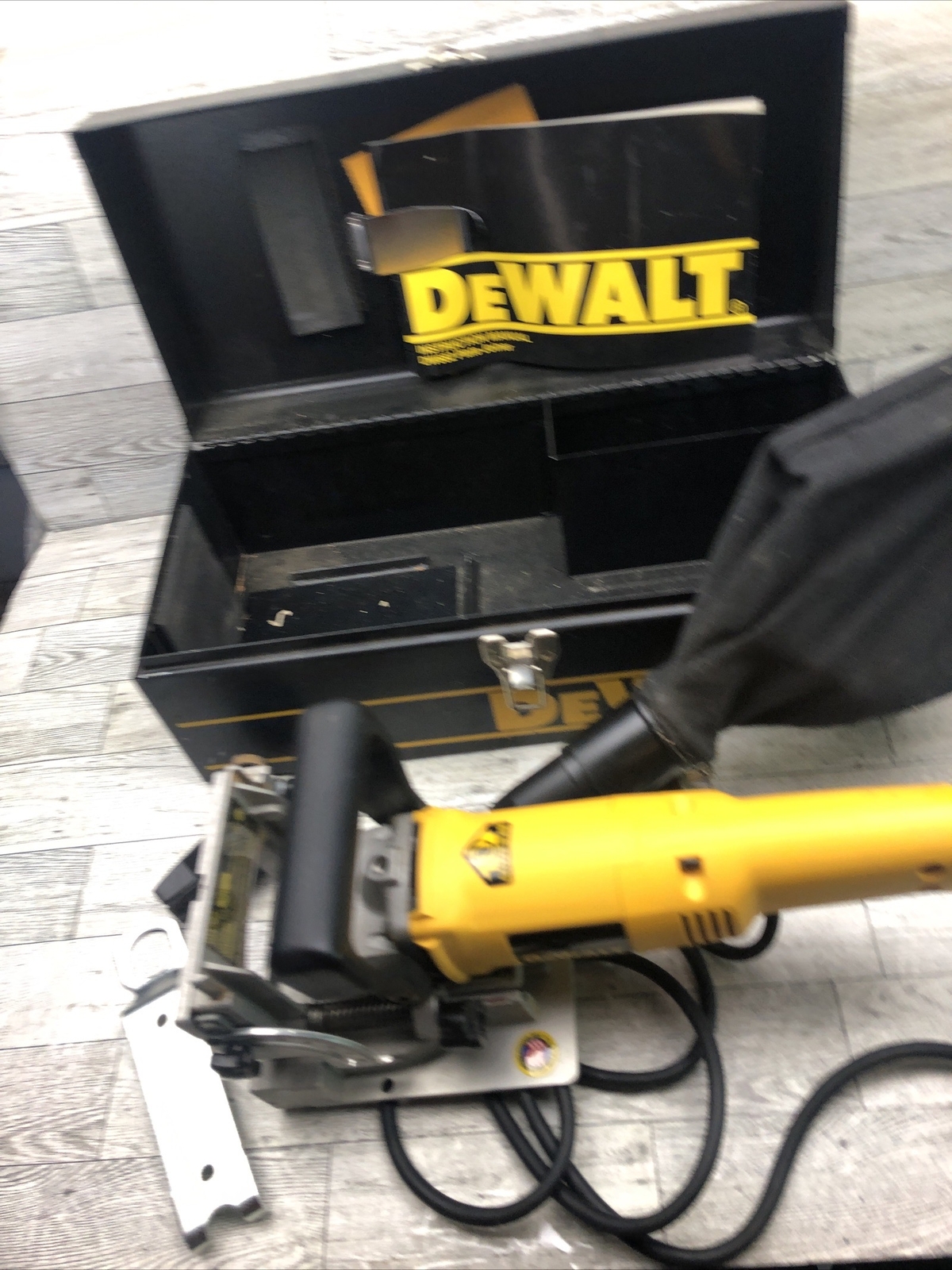 DEWALT DW682 Biscuit/Plate Joiner w/Case Excellent Condition! eBay