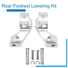 Rear Footrest Lowering Kit For BMW S1000XR R1200GS R1250GS Footpeg Relocation