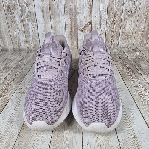 Adidas Running Shoes Lavender White Stripe Lightweight Sneakers Size 9 - Picture 4 of 7