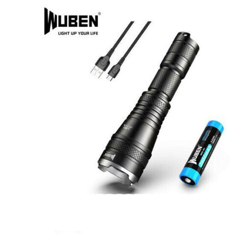 WUBEN L60 1200 Lumens Zoomable Flashlight Micro USB Rechargeable Torch Kit - Picture 9 of 16