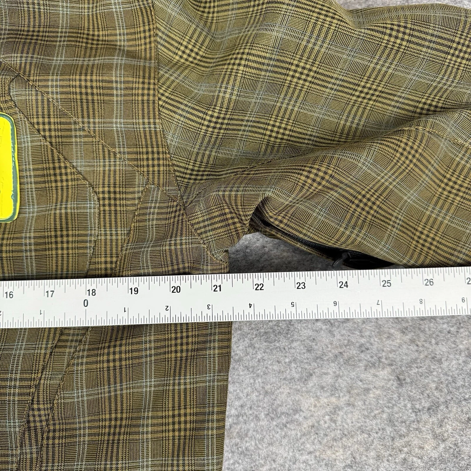 Obermeyer Ski Teton Jacket Plaid Green Nature Valley Logo Waterproof Mens XS image 19