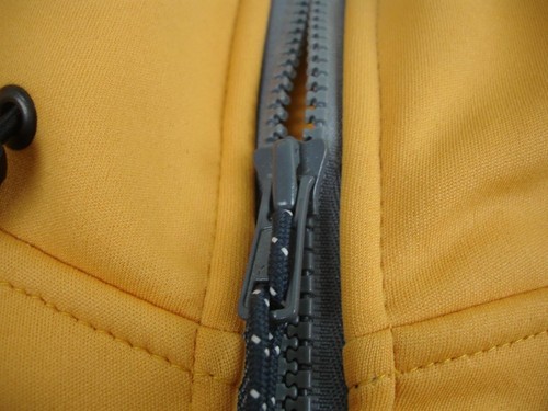 LOKI Men's L Mountain Softshell Hooded Jacket Orange Gray Full-Zip Parka Hoodie - Picture 15 of 24