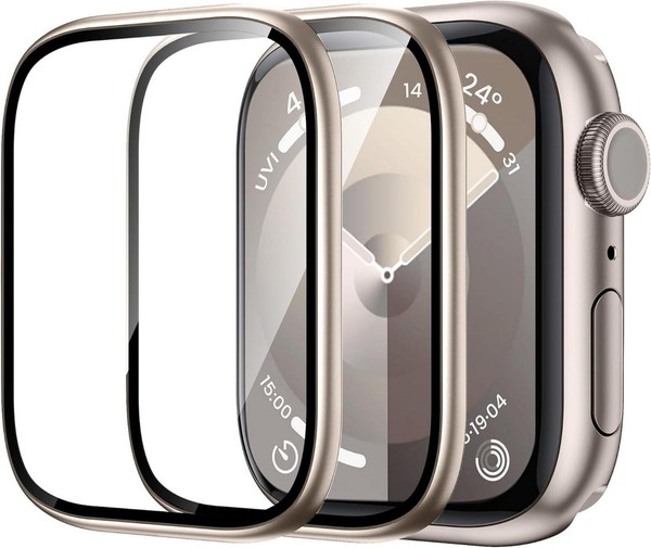 Wsken Apple Watch Series 9/8/7 45Mm Displayschutz Panzerfolie 2Er Pack-image