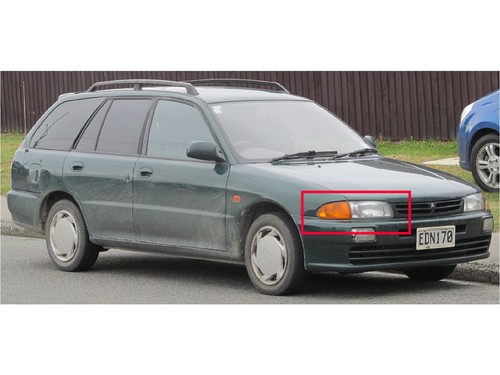 Libero MK4 92-95 Guide LED Angel-Eye Projector Headlight BK for Mitsubishi LHD - Picture 6 of 6