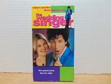The Wedding Singer Adam Sandler Drew Barrymore PG-13 VHS Pre-Owned