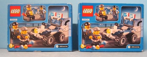 LEGO 60006 City Police ATV Quad Wheelbarrow 51 pc New Sealed Set of 2 - 第 2/2 張圖片
