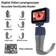 3.2 inch Touch Screen Video Laryngoscope Reusable Sterilizable Blades