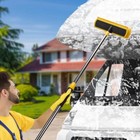 Long Handle Car Wash Brush Adjustable Length fit for Car Washing Cleaning Yellow