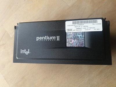 VINTAGE INTEL PENTIUM II 2 SL2S6 CPU PROCESSOR 512KB CACHE 350MHZ SLOT 1 #M206