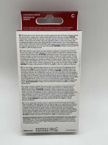 Kiss everlasting FRENCH Nails 55356 Medium 28 künstliche Fingernägel *neu* - Bild 2 von 2