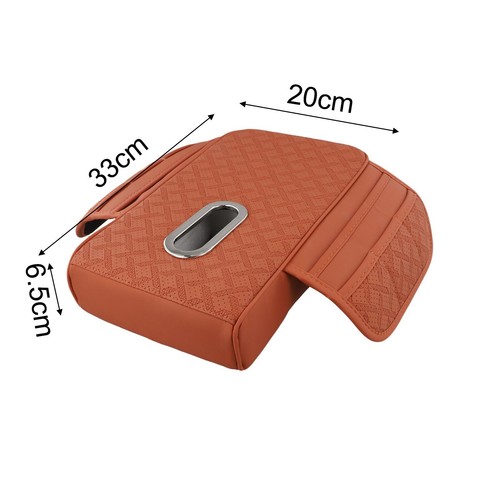 Convenient Car Armrest Pad with Tissue Holder and Organizational Features - Picture 8 of 12