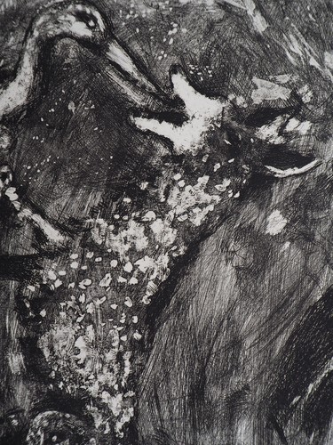 Marc CHAGALL: Der Wolf und der Storch, original signierte Radierung - Bild 5 von 8