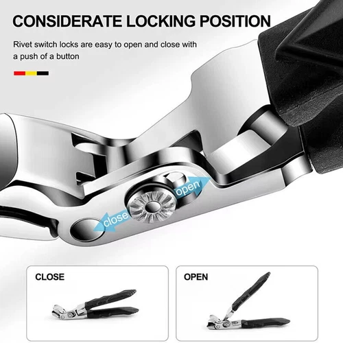 Winkelkopf Nagelknipser Senioren dicke Nägel Ergonomischer Zehennagelknipser DHL - Bild 5 von 9