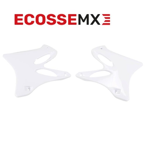 Yamaha YZ125 YZ250 2002-2014 UFO Radiator Scoops White 3846 - Picture 1 of 7