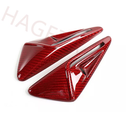 Real Carbon Side Fender Camera Protect Cover For Tesla Model 3 /X HW4.0 2024-25 - Picture 20 of 54