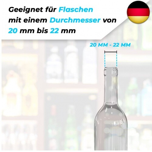 Minismus 2 cl Dosier Flaschenausgießer 4 Stück - Dosierhilfe Ausgiesser Für Fl - Bild 5 von 7