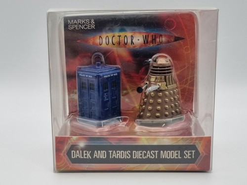 BBC Doctor Who Marks & Spencer exklusives Dalek & Tardis Mini Druckguss-Modellset