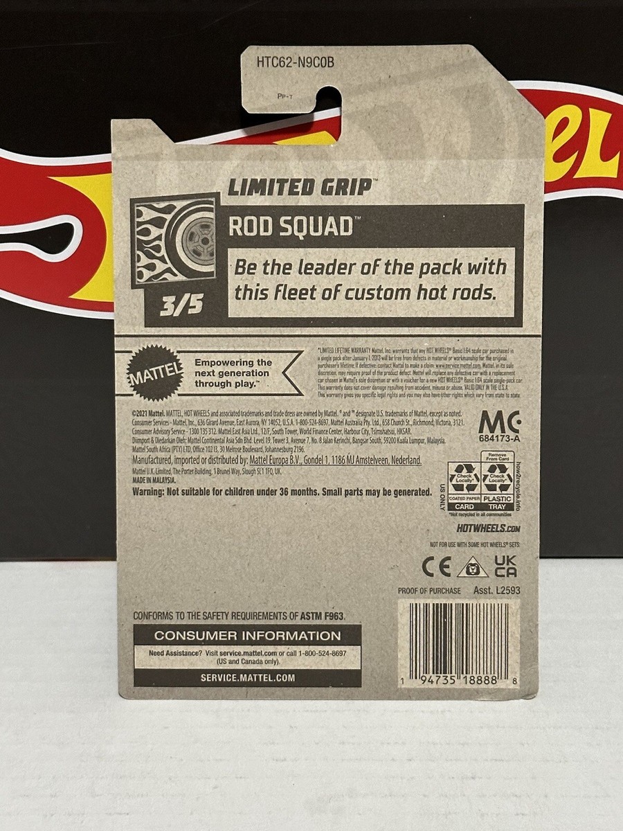 Hot Wheels 2024 Limited Grip <em>Red</em> 50/250 Rod Squad 3/5 | eBay